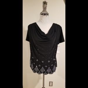 Beautiful Beaded Evenung Blouse
